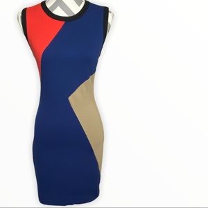 Rachel Roy colorblock sheath dress
